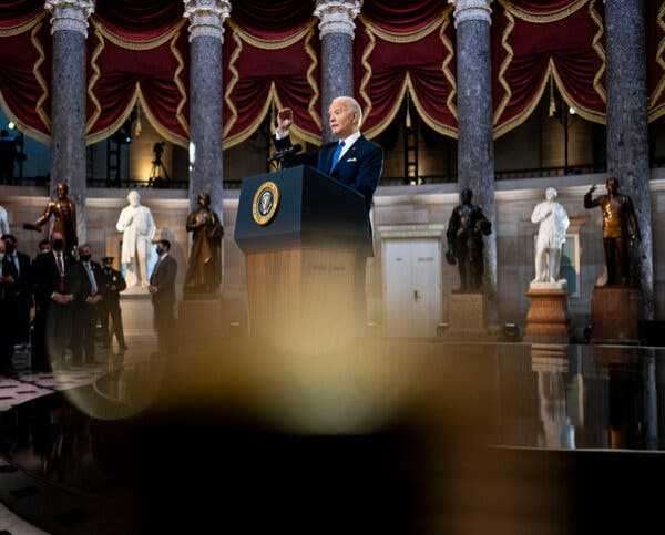 On Jan. 6 Anniversary, Biden Goes After Trump and Trumpism | INFBusiness.com