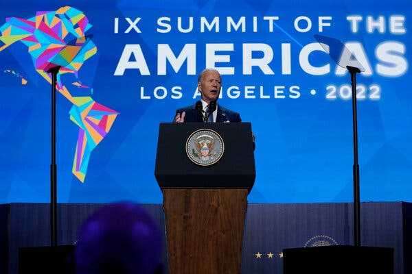 At Summit of Americas, Biden Pledges U.S. Help on Latin American Problems | INFBusiness.com
