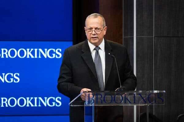 Brookings Puts Retired Gen. John Allen on Leave Amid Lobbying Inquiry | INFBusiness.com