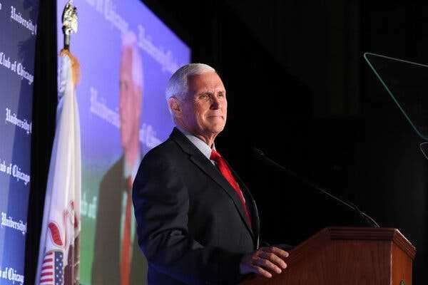 Pence Navigates a Possible White House Run, and a Fraught Political Moment | INFBusiness.com