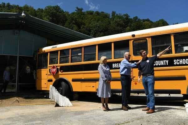 Biden Tours ‘Heartbreaking’ Kentucky Flood Damage | INFBusiness.com