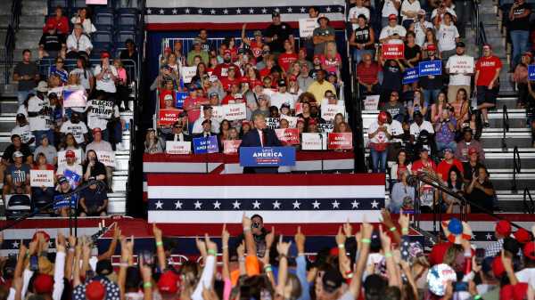 Trump Rally Plays Music Resembling QAnon Song, and Crowds React | INFBusiness.com