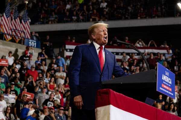 Trump Lashes Out in First Rally Since F.B.I. Search | INFBusiness.com
