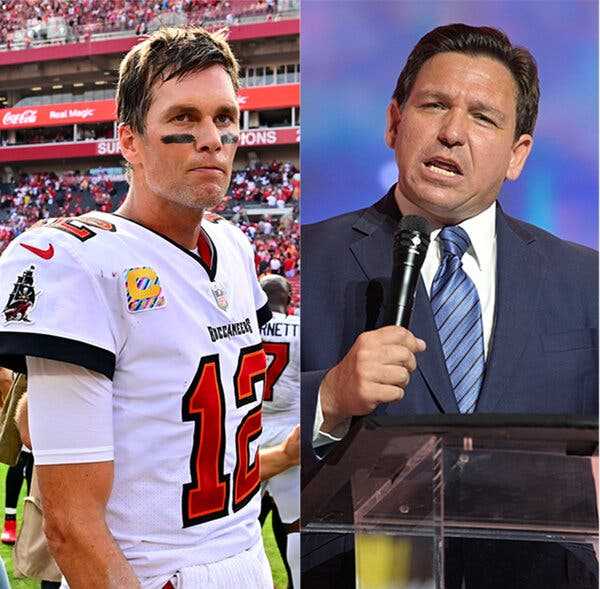 Tom Brady and Ron DeSantis Are Said to Be on Texting Terms | INFBusiness.com