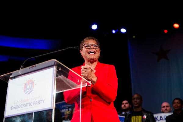 Karen Bass Becomes First Woman Elected as Los Angeles Mayor | INFBusiness.com