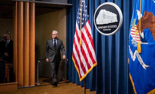 Turning Point for Garland as Justice Dept. Grapples With Trump Inquiries | INFBusiness.com