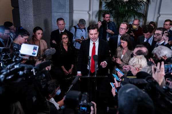 Matt Gaetz Accused Kevin McCarthy of Squatting in the Speaker’s Office | INFBusiness.com