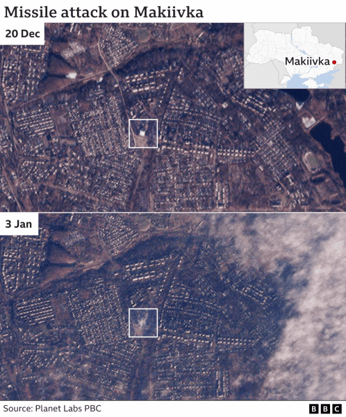 Makiivka: Russia blames missile attack on troops' phone use | INFBusiness.com