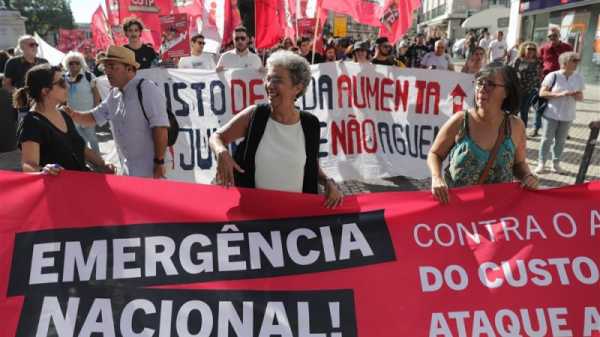 Thousands in Lisbon protest rising living costs | INFBusiness.com