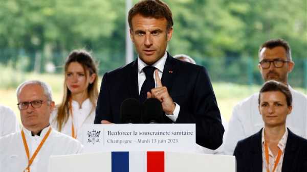 Macron announces boost in domestic drug production | INFBusiness.com