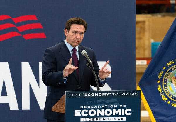 DeSantis Unveils Economic Plan Slamming ‘Failed Elites’ | INFBusiness.com