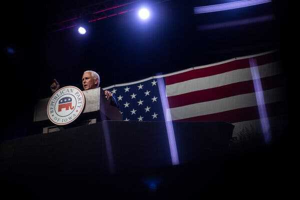 For Republican Candidates, Iowa G.O.P. Dinner Is a Hands-Off Trump Event | INFBusiness.com