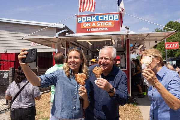 Minnesota’s Democrat Governor, Tim Walz, Makes an Iowa State Fair Visit to Promote His Party | INFBusiness.com