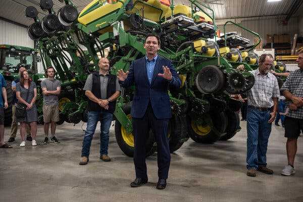 In Iowa, a Voter Asks DeSantis: Why Should I Choose You Over Trump? | INFBusiness.com