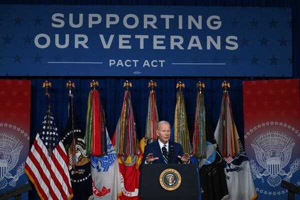 Biden Trumpets Legislation for Veterans Despite Backlog in Claims | INFBusiness.com