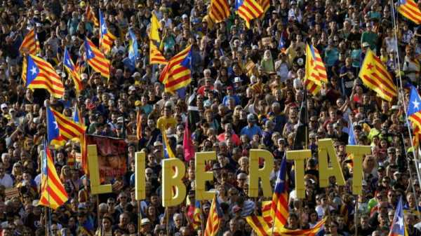 Separatists celebrate Catalonia’s national day, call on government for referendum | INFBusiness.com