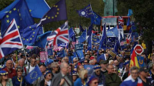 In London, pro-EU supporters march for Britain to rejoin bloc | INFBusiness.com