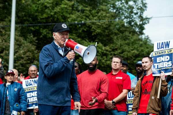 Union Victories May Lift Biden, as U.A.W. Targets Tesla and Others | INFBusiness.com