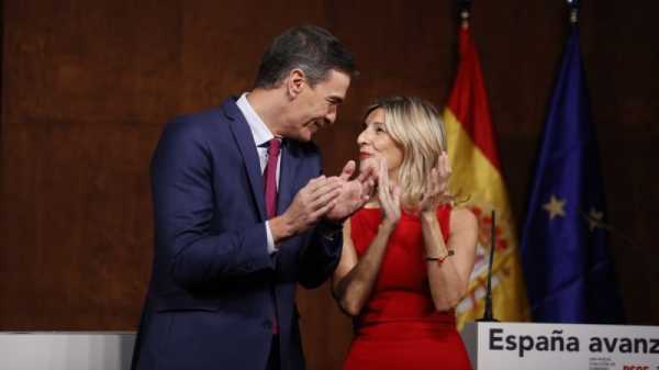 PSOE and Sumar sign coalition agreement, omit key point for Catalan backing | INFBusiness.com