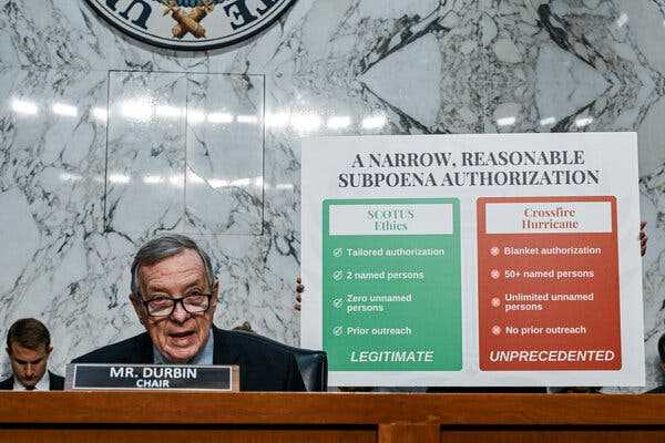 Senate Panel Punts Effort to Force Testimony in Supreme Court Ethics Inquiry | INFBusiness.com