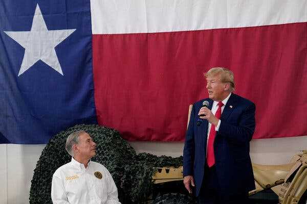 Donald Trump Endorsed by Greg Abbott at Texas Border Event | INFBusiness.com