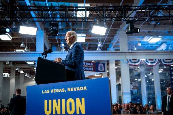 In Las Vegas, Biden Speaks the Name He Often Doesn’t | INFBusiness.com