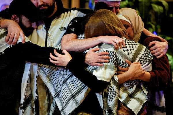 ‘Uncommitted’ Supporters Dance and Celebrate in Dearborn