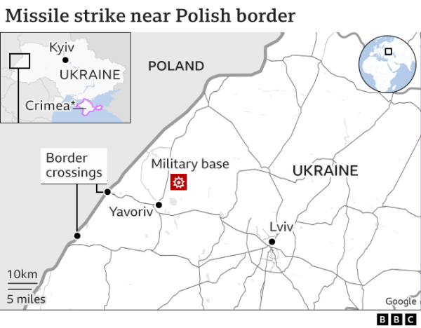 Ukraine war: 'Sky turned red' as missiles hit Lviv military base | INFBusiness.com