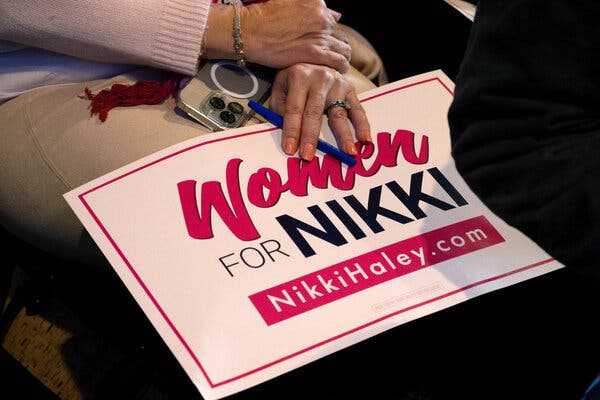 Nikki Haley Coalition Seeks to Win the Women Trump’s Campaign Can’t