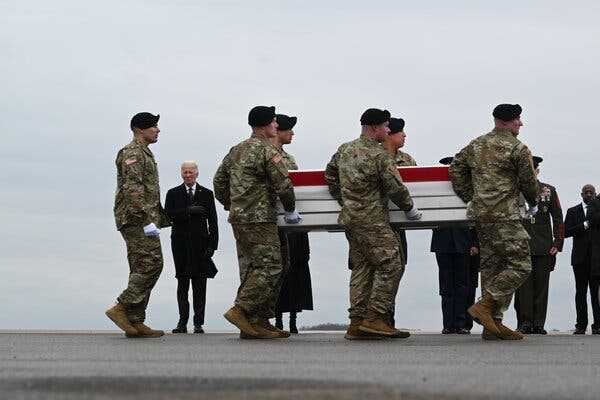 Biden Honors Three U.S. Soldiers Killed in Jordan | INFBusiness.com