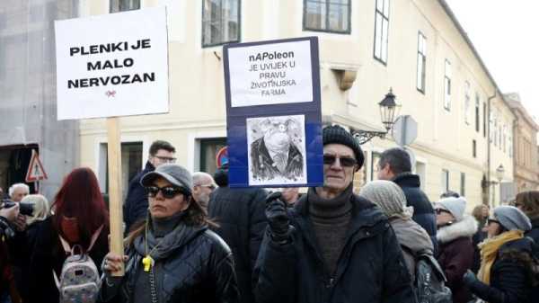 Croatian journalists hold protests against the draft anti-leak bill | INFBusiness.com