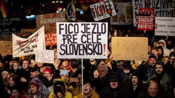 Slovak opposition reignites anti-government protests amid democratic concerns | INFBusiness.com