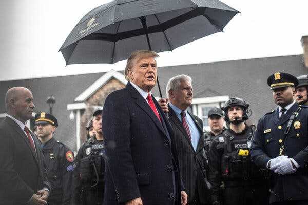 Trump attends wake for slain N.Y.P.D. officer. | INFBusiness.com