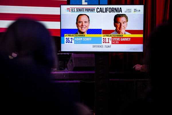Schiff Denies Porter’s Claim That the California Senate Primary Was ‘Rigged’ | INFBusiness.com