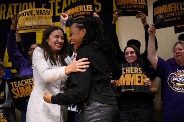 Ocasio-Cortez and Others Rally With Summer Lee Ahead of Primary | INFBusiness.com