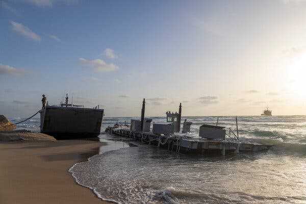 U.S. Pier for Gaza Aid Damaged by Rough Seas | INFBusiness.com