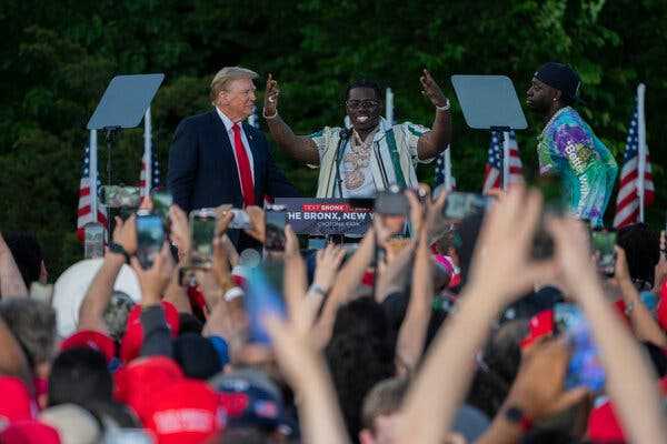 Courting Black Voters, Trump Turns to Drill Rappers Accused in Gang Murder Plot