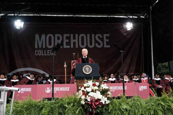 Biden Draws on Themes of Manhood and Faith at Morehouse Commencement | INFBusiness.com