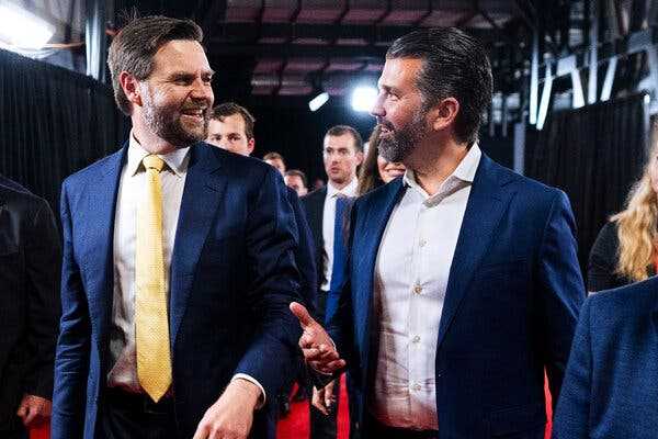 Donald Trump Jr. Helped Elevate J.D. Vance, and He’s Not Done | INFBusiness.com