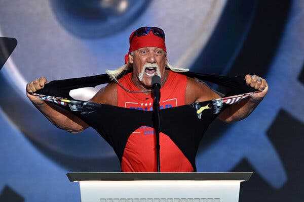 Hulk Hogan Speaks at the RNC, Ripping Off His Shirt | INFBusiness.com