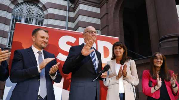 Germany’s social democrats prevail in east German stronghold