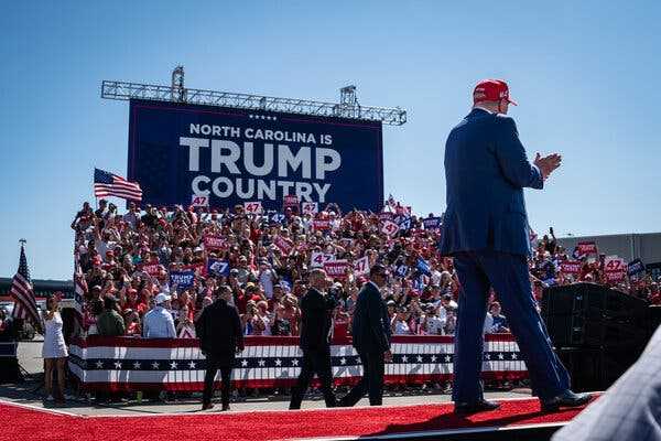 At a Rally in North Carolina, Trump Avoids Topic A: Mark Robinson | INFBusiness.com