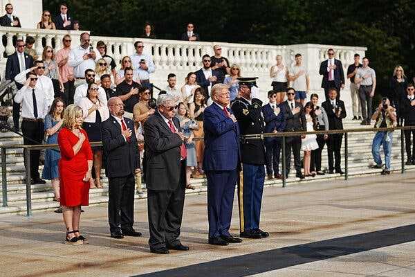 Trump Says There Was ‘No Conflict’ at Cemetery, Despite Official Accounts | INFBusiness.com