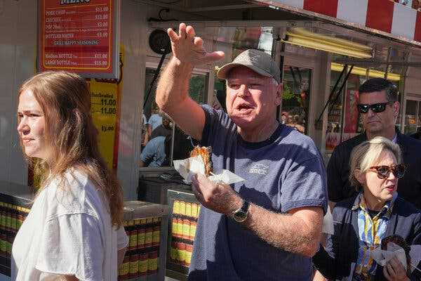 Pork Chops and Politics: Tim Walz Gets Minnesota Homecoming at State Fair | INFBusiness.com