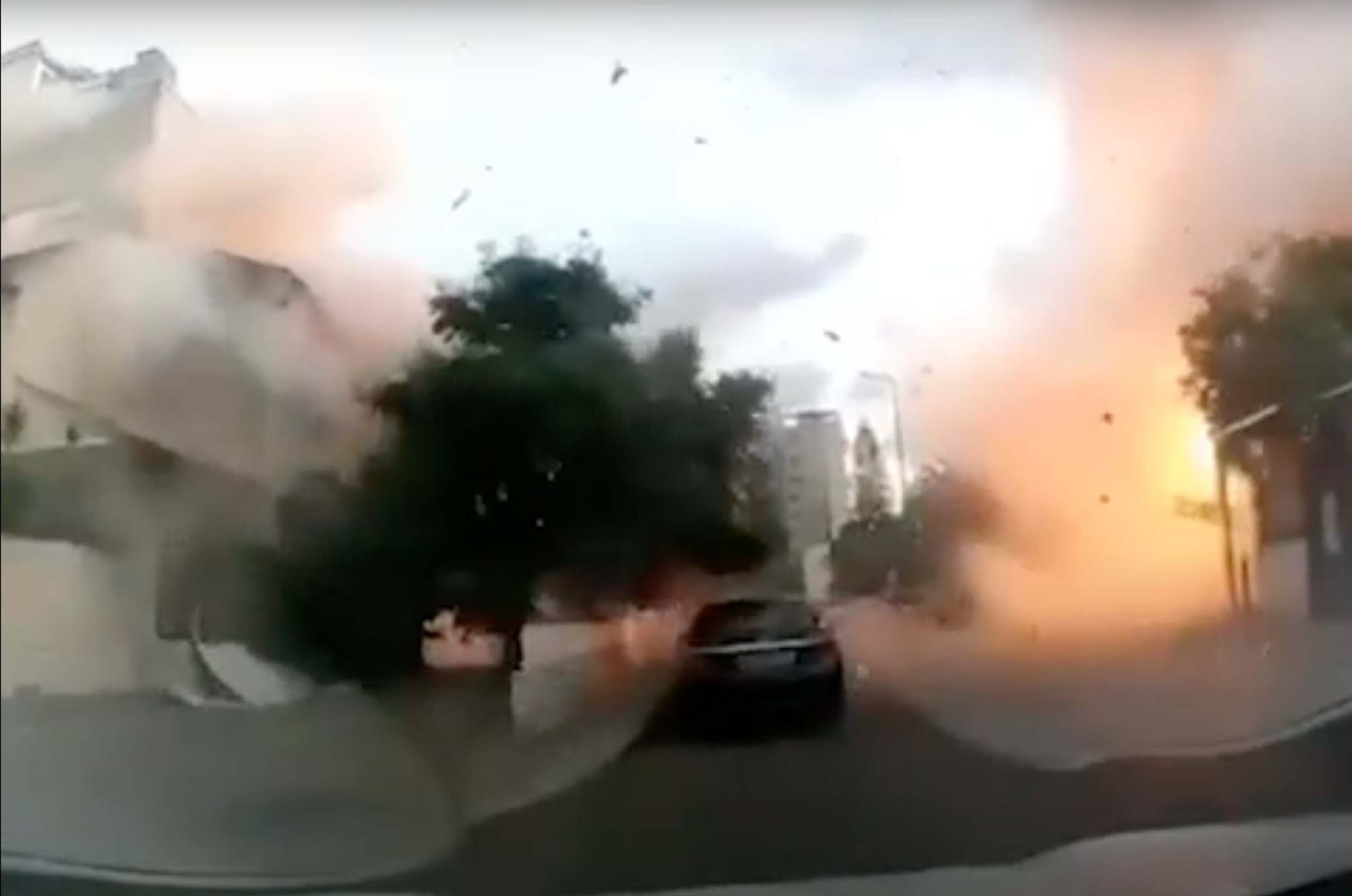 Videos Show Hezbollah Missile Hit Residential Area in Northern Israel