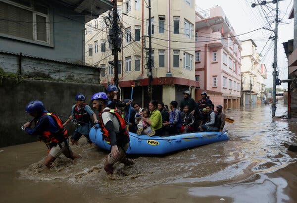 At Least 66 Die as Persistent Monsoon Rains Inundate Nepal