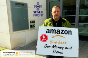 CORPORATE GIANT OR DICTATOR? AMAZON HIDES MONEY AND CRUSHES PROTESTS