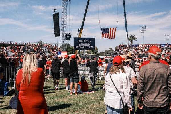 Trump Hits Coachella, Campaigning Once Again in a Blue State | INFBusiness.com