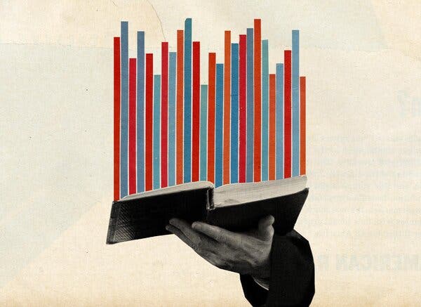 An illustration of the Talmud with bars rising from it.