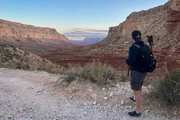 For Ruben Gallego, the Campaign Trail Runs Through the Grand Canyon